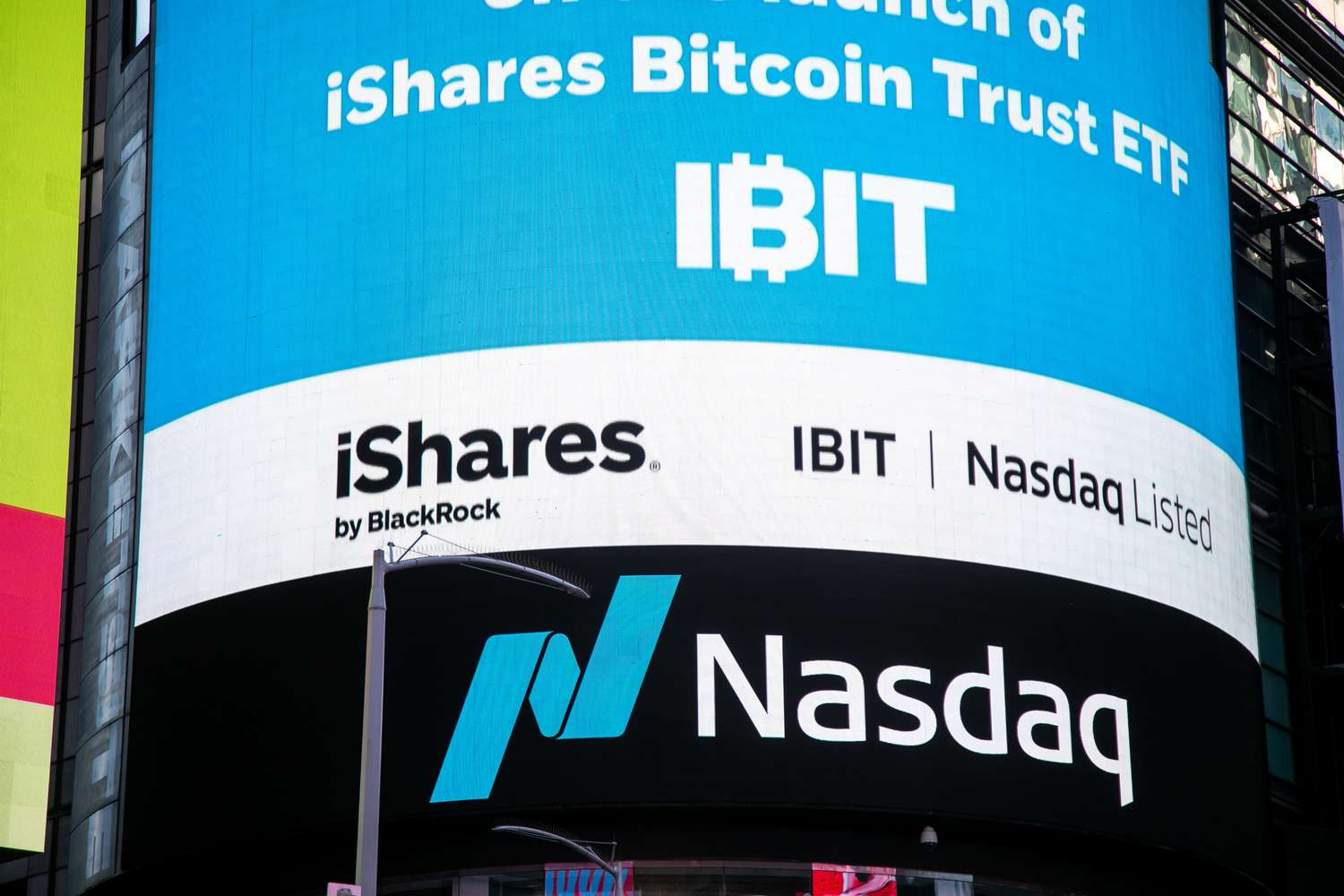 iShares Bitcoin Trust ETF IBIT on Nasdaq