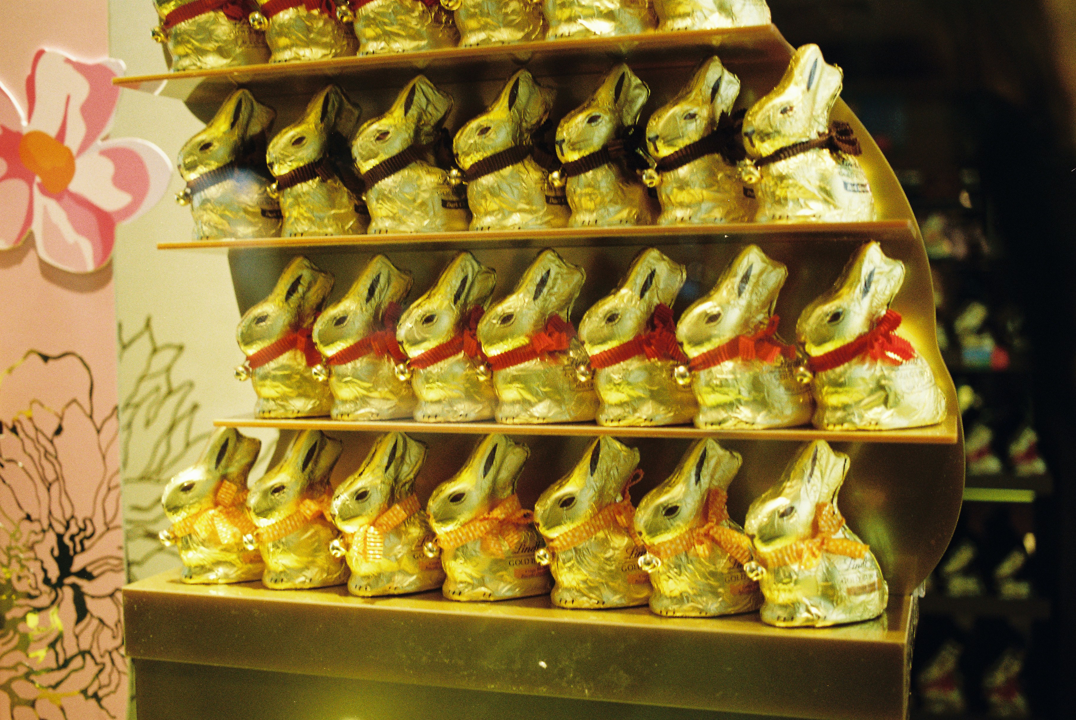 Chocolate Easter eggs and bunnies